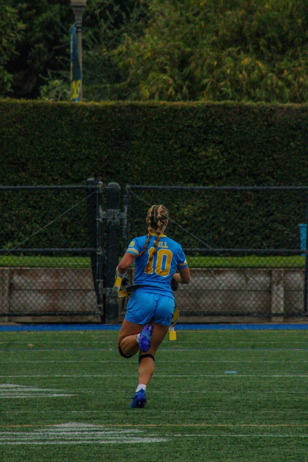Running free for a Touchdown