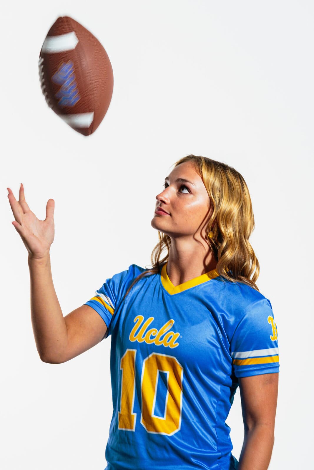 Tenley Hill #10 — football toss
